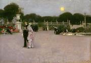 The Luxembourg Gardens at Twilight (mk18)